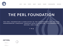 Tablet Screenshot of perlfoundation.org