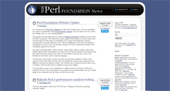 Desktop Screenshot of news.perlfoundation.org